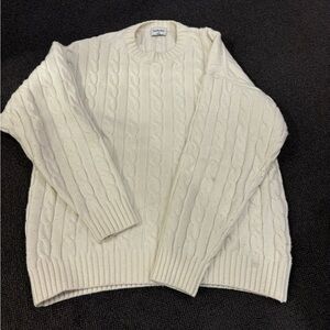 Aritzia cable knit sweater